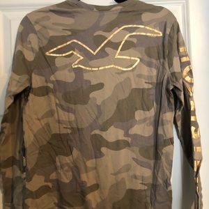 Hollister long sleeve camouflage Shirt